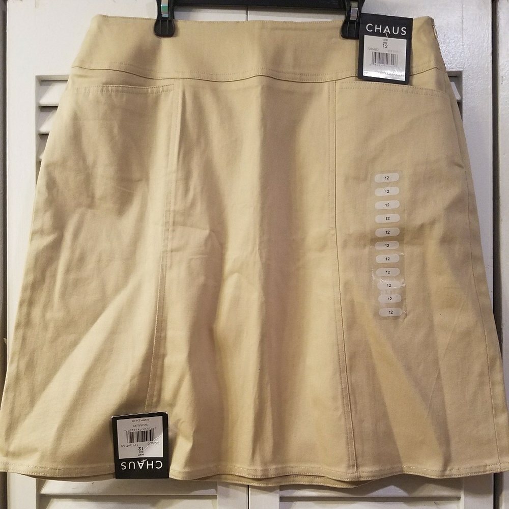 Khaki skirt